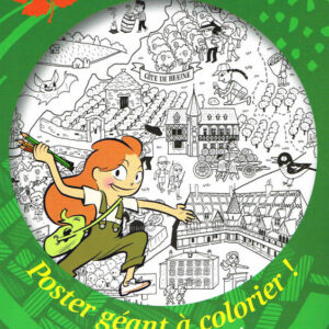 Poster à colorier - Climats du vignoble de Bourgogne