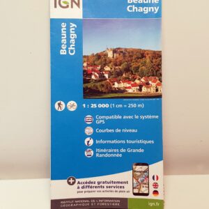 Carte IGN beaune chagny