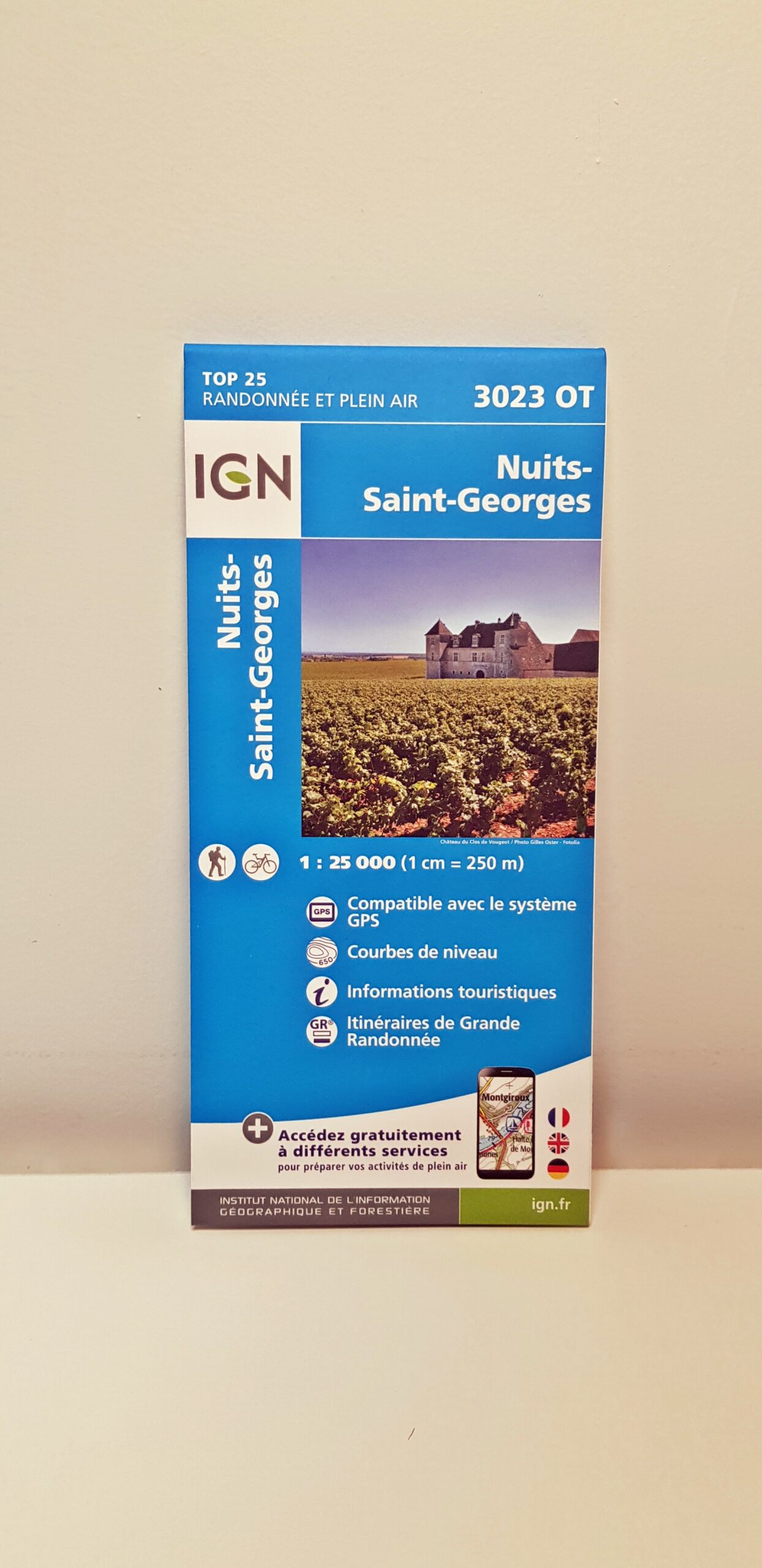 Carte IGN Nuits-Saint-Georges