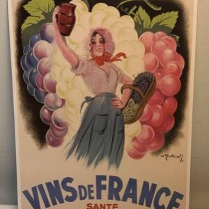 Carte postale "Vins de France"