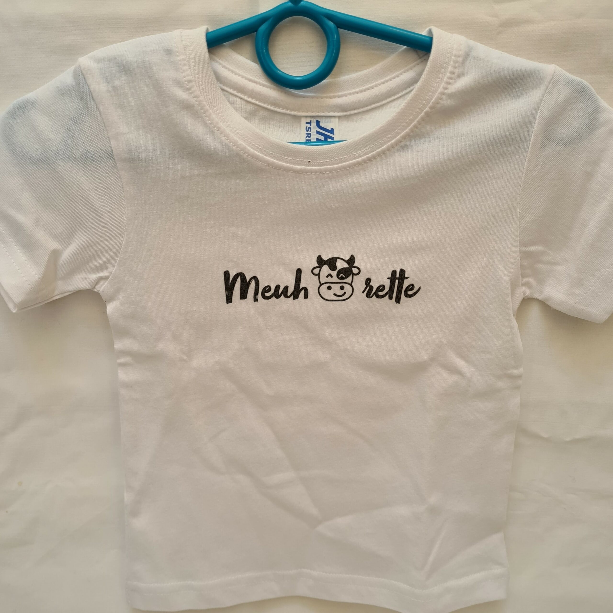 Tee-shirt enfant « Meuhrette » blanc