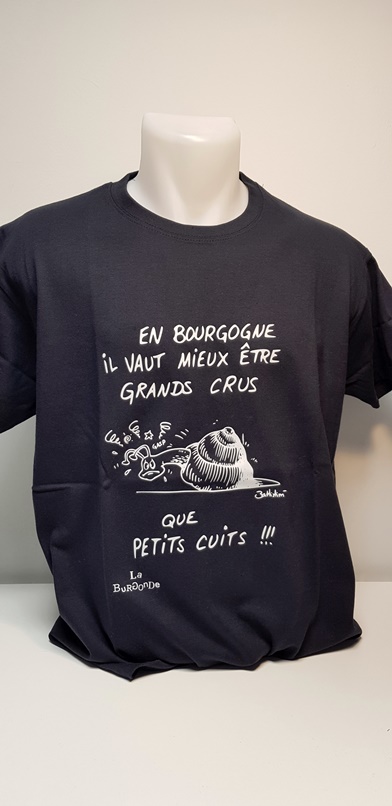 Tee-Shirt “Grands cru p’tit cuit’ XL Bleu marine