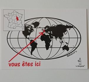 Carte postale – Mappemonde