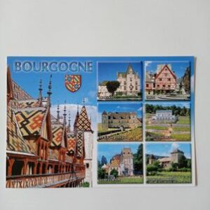 Carte postale - Bourgogne tuiles vernissées