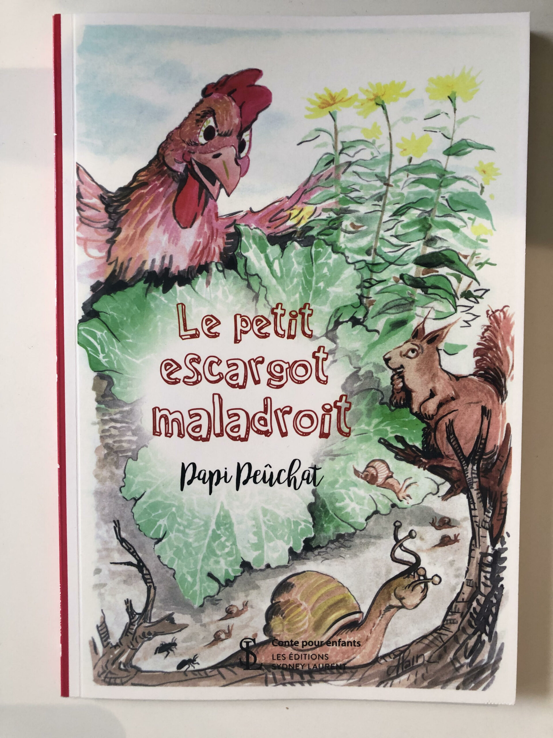 Livre “Petit escargot maladroit” de Papi Pechat