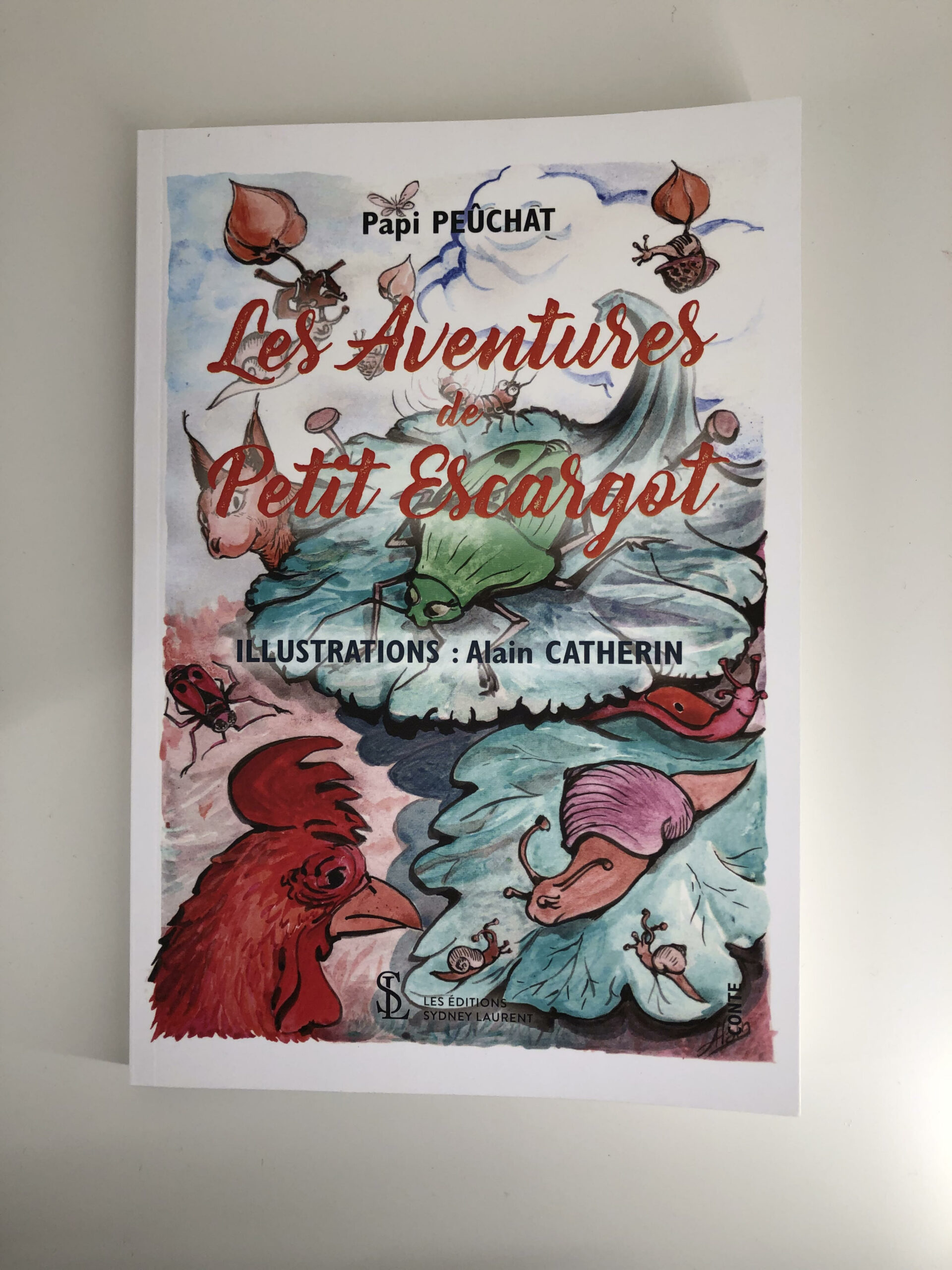 Livre “Les aventures de petit escargot” de Papi Pechat