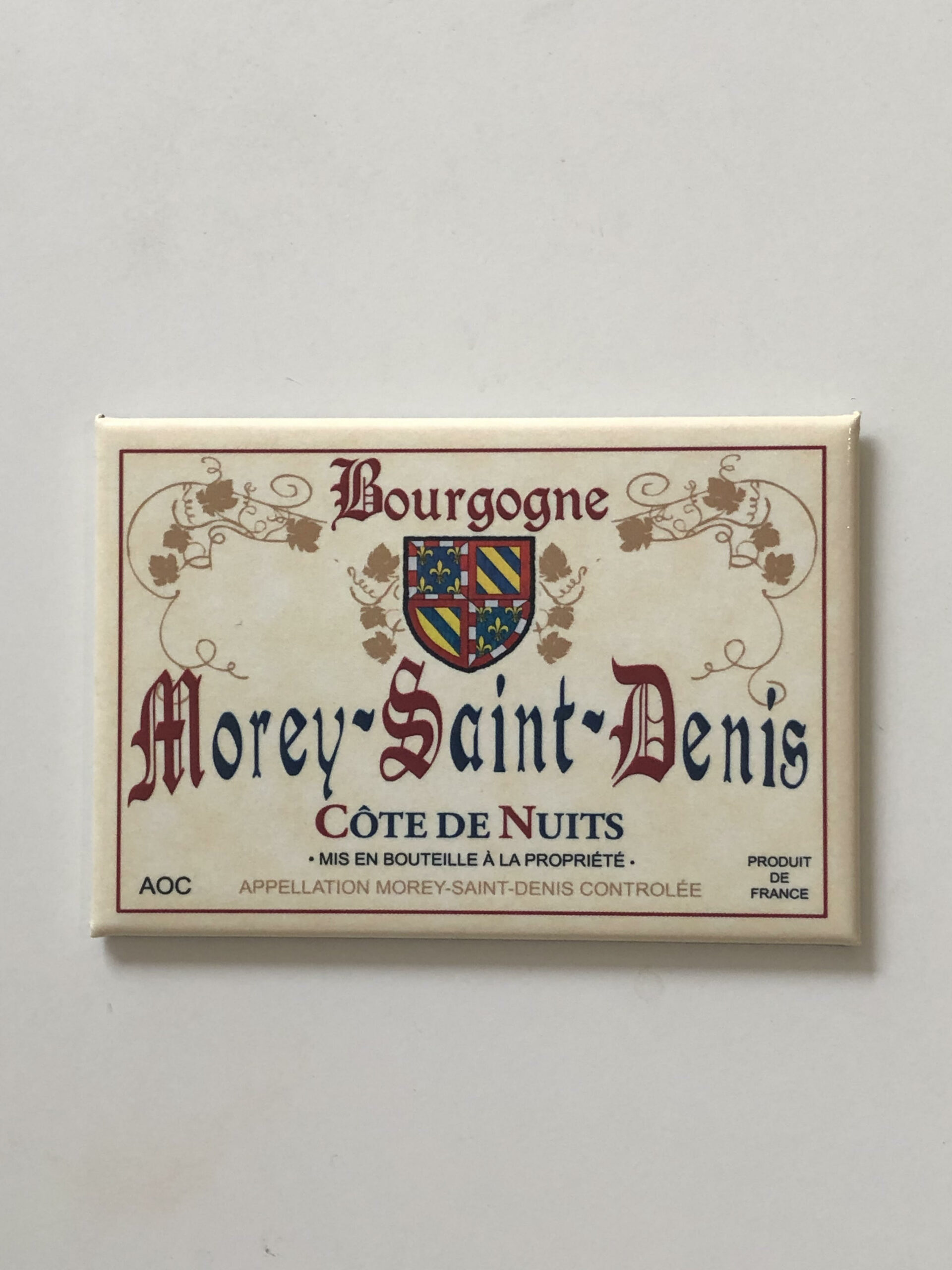 Magnet étiquette de vin – Morey-Saint-Denis