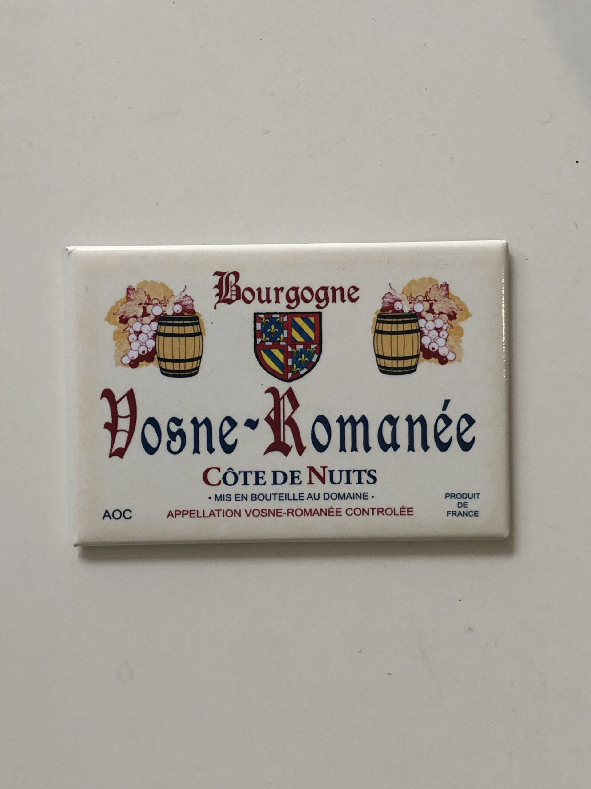 Magnet étiquette de vin – Vosne-Romanée