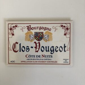 Magnet étiquette de vin - Vougeot
