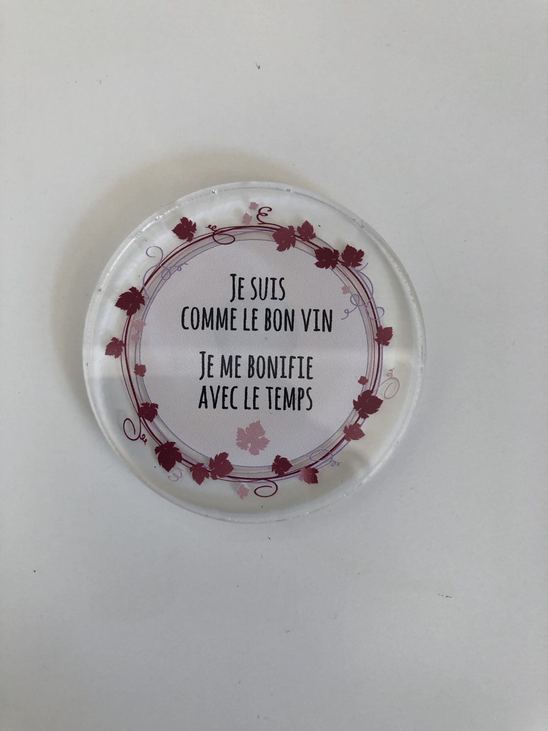 Magnet « Je suis bon comme le vin »