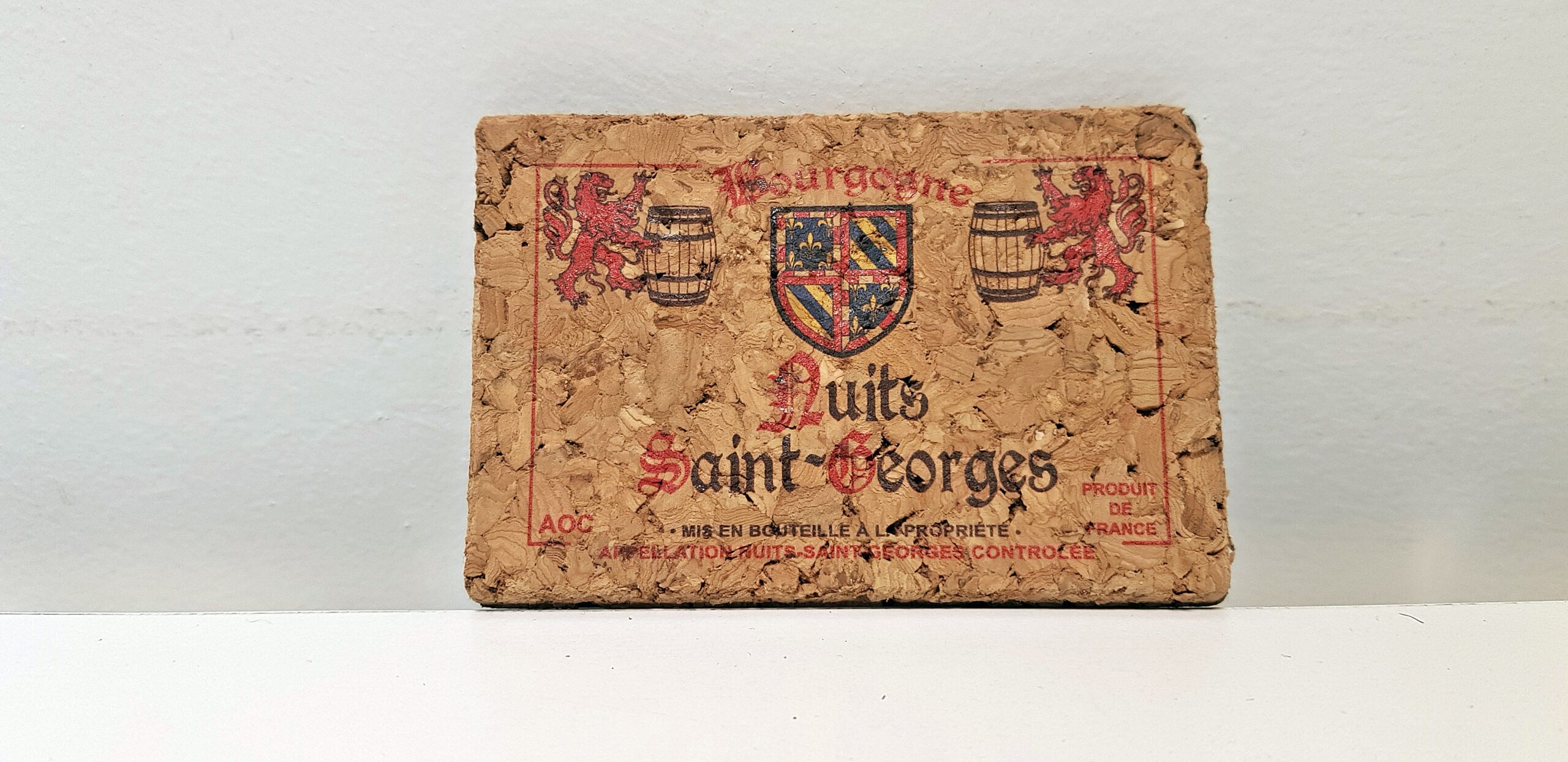 Magnet liège étiquette Nuits-Saint-Georges