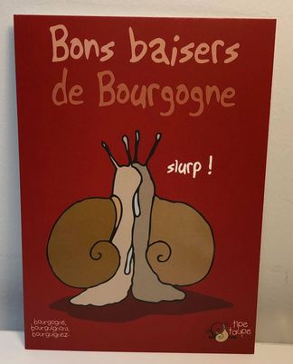 Carte postale Bons baisers de Bourgogne