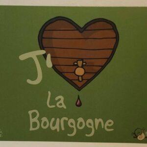 Carte postale "J'aime la Bourgogne"