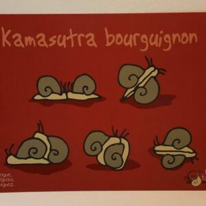 Carte postale "Kamasutra bourguignon"