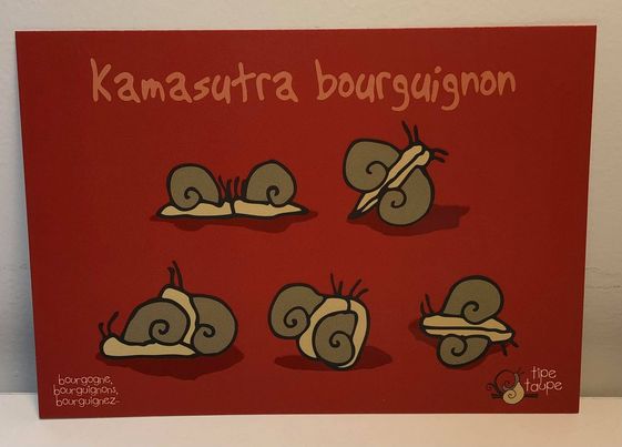 Carte postale « Kamasutra bourguignon »