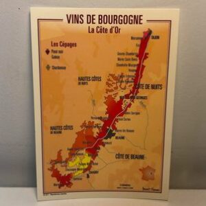 Carte postale - Vins de Côte d'or