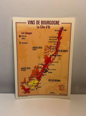 Carte postale Vins de Côte d’or