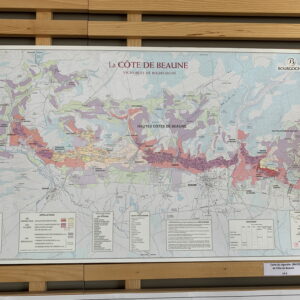 Carte du vignoble de Côte de Beaune (88x55)