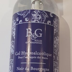 Gel hydroalcoolique Noir de Bourgogne - Bulles & Gourmandises