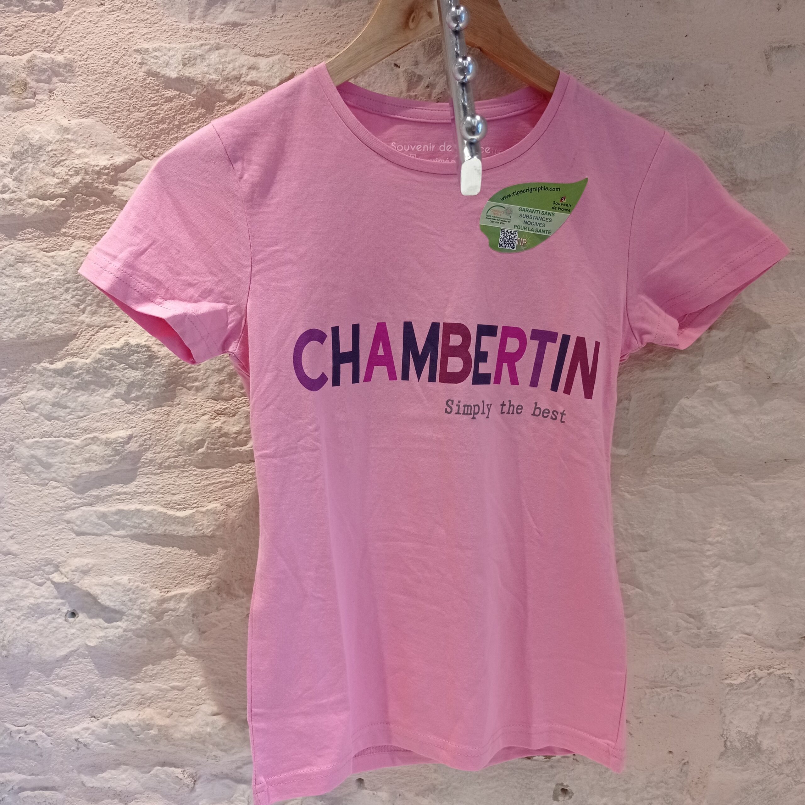 Tee-Shirt chambertin rose