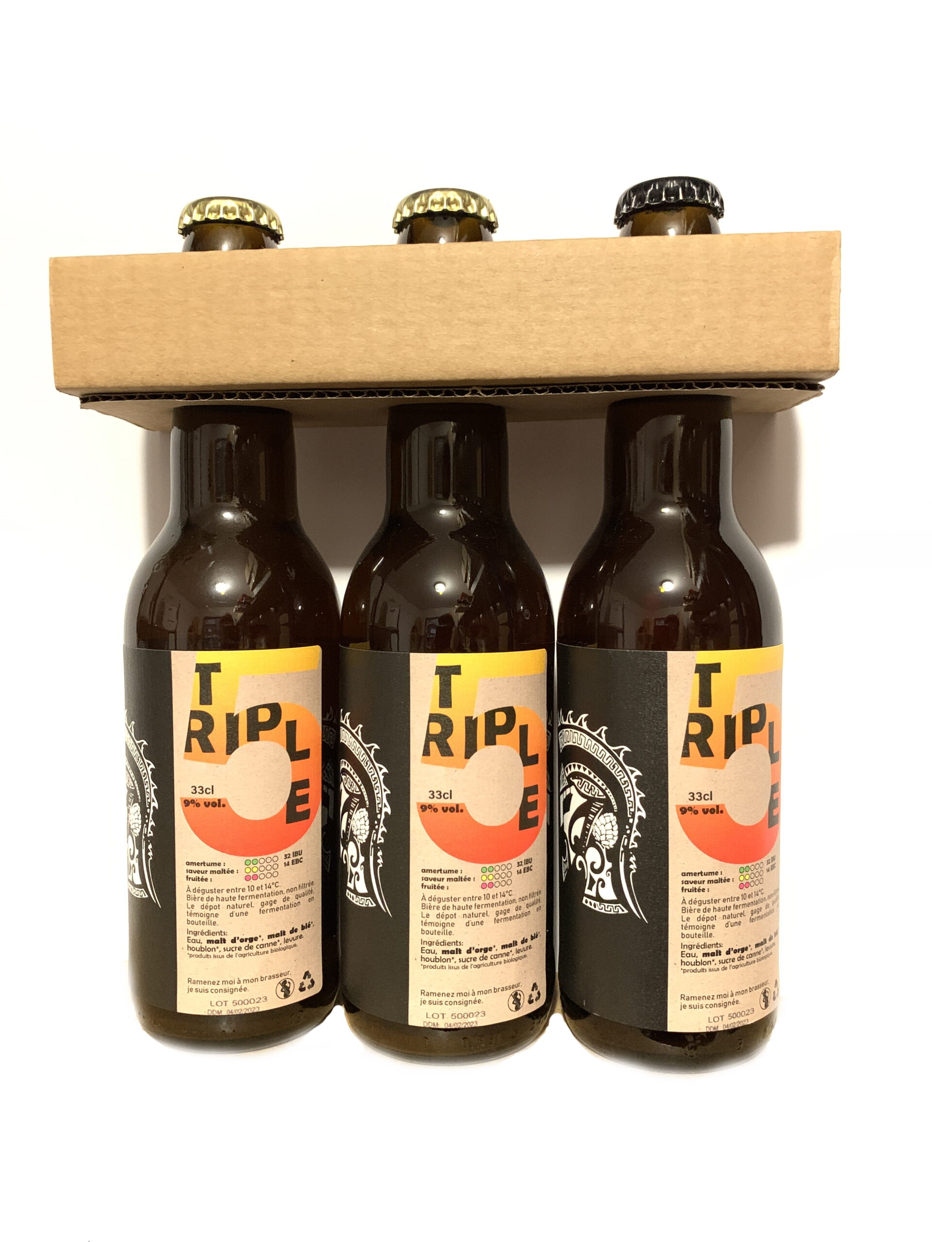 Coffret 3  bières triple 33 cl