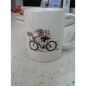 Mug "En Bourgogne, les Côtes... on les descend"