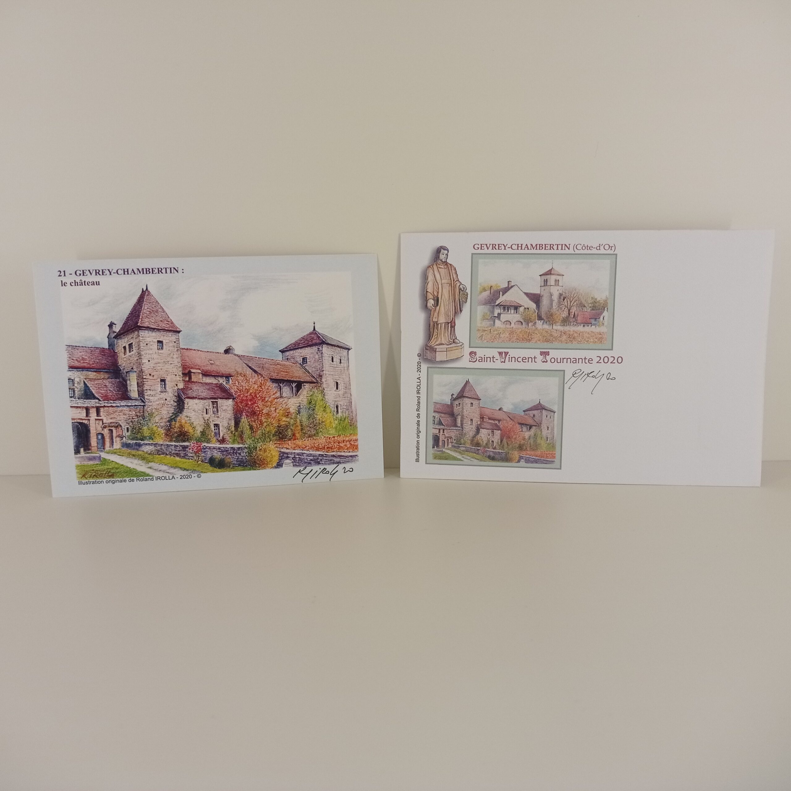 Carte postale – Saint Vincent 2020 et son enveloppe