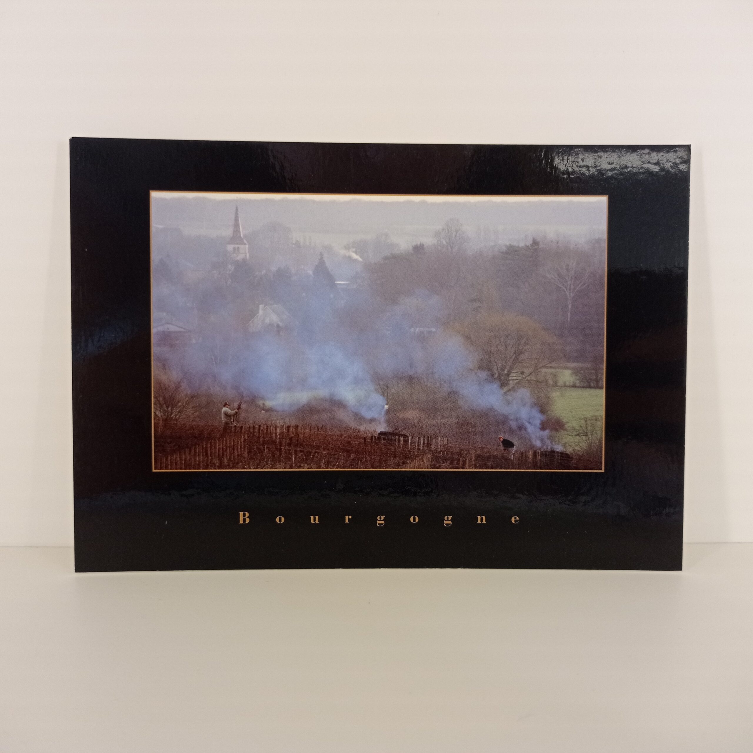 Carte postale – Brouillard en Bourgogne