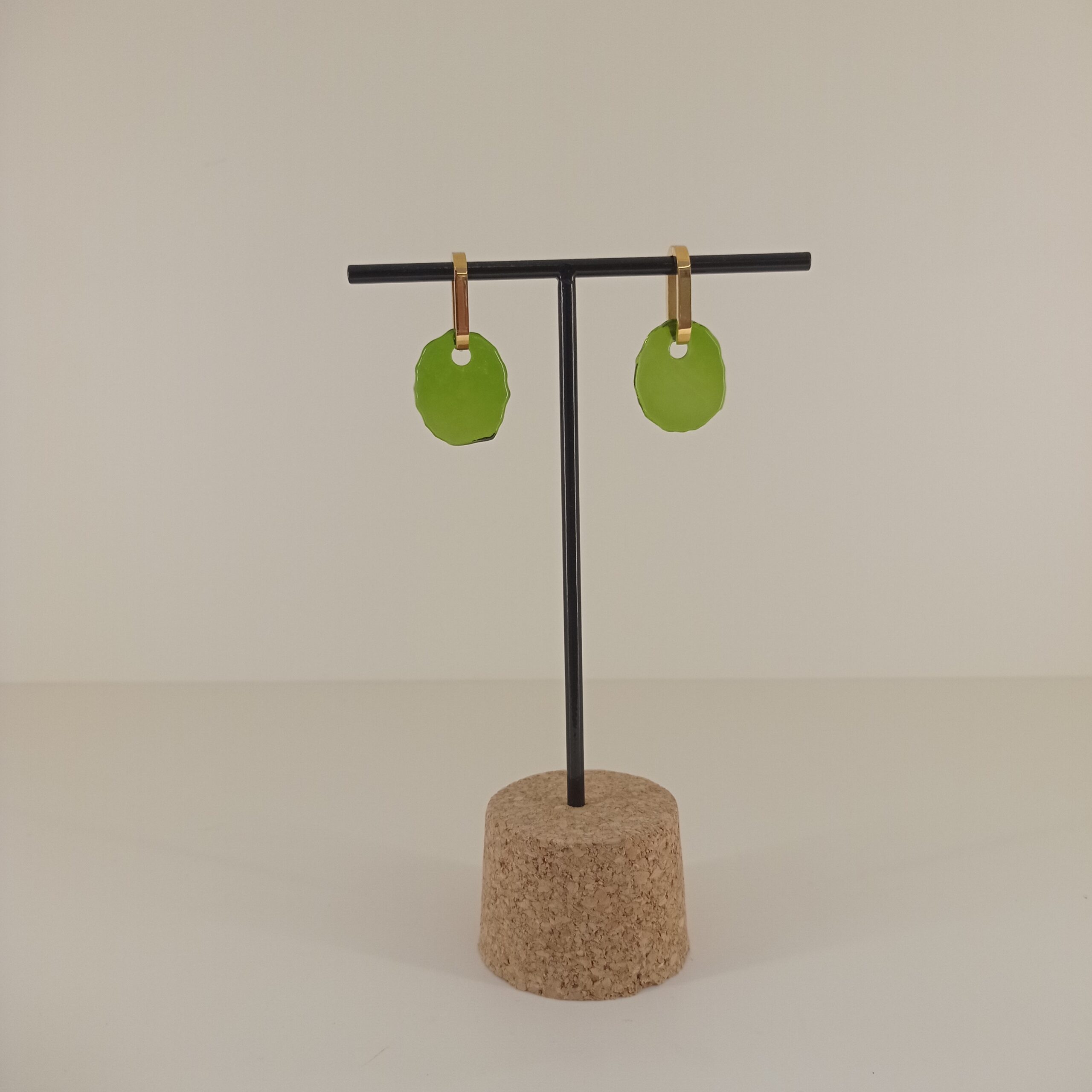 Boucles d’oreilles Ladoix – High Hills Glass (Vertes)
