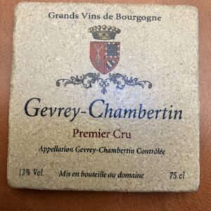 Sous verre en pierre Gevrey-Chambertin