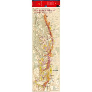 Carte du Vignoble de Bourgogne (La Grande Côte)